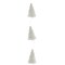 Northlight LED Lighted Battery Operated White Mini Sisal Tree Christmas Garland - 6.5' - Warm White Lights